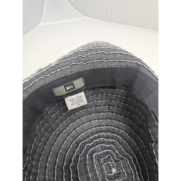 REI Sun Hat Summit Breeze Crushable Floppy  Summer Boho Size L/XL Gray - Picture 9 of 9